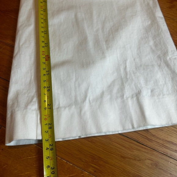 Talbots Petites White Wide Leg‎ Trousers Pants 10P Stretch - Picture 9 of 9